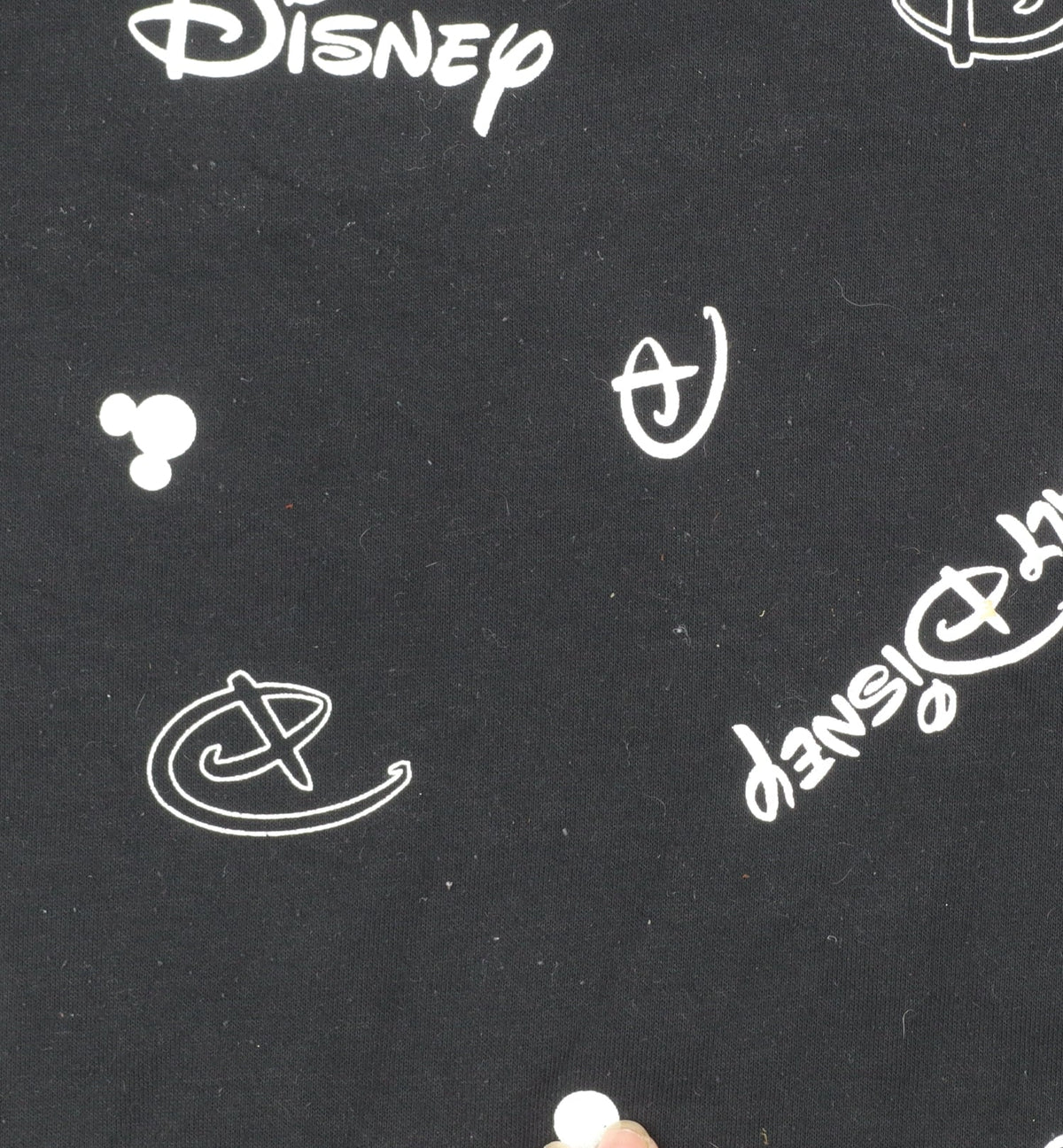 Disney Womens Black Sweatshirt L Logo Print Pullover Primark Cares