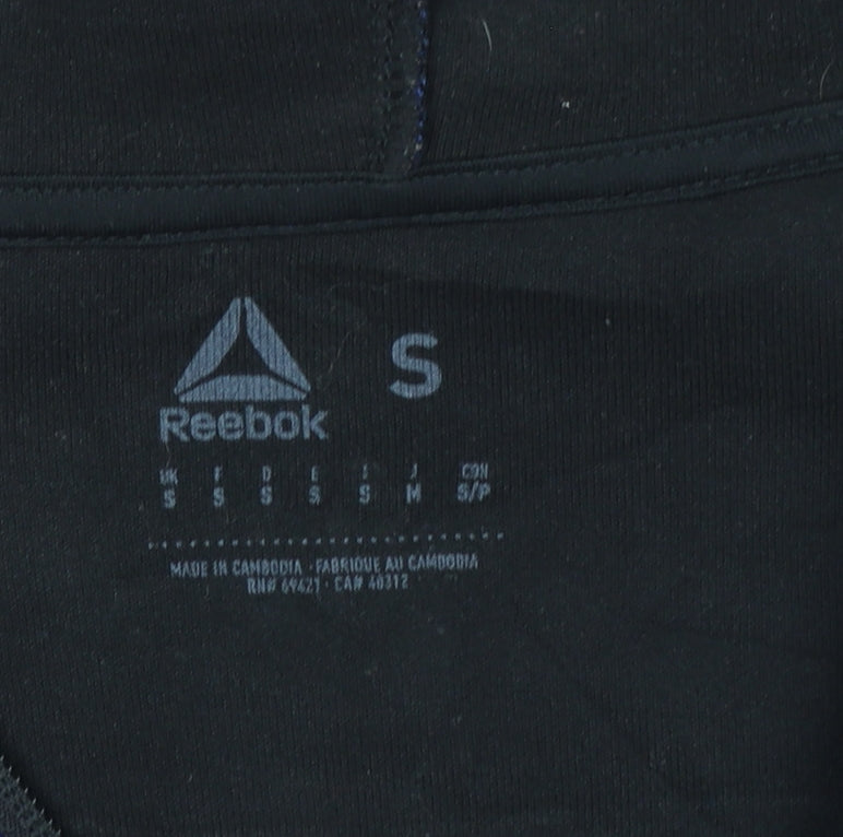 Reebok Men's Blue Full Zip Hoodie Size S Lightweight Sportswear