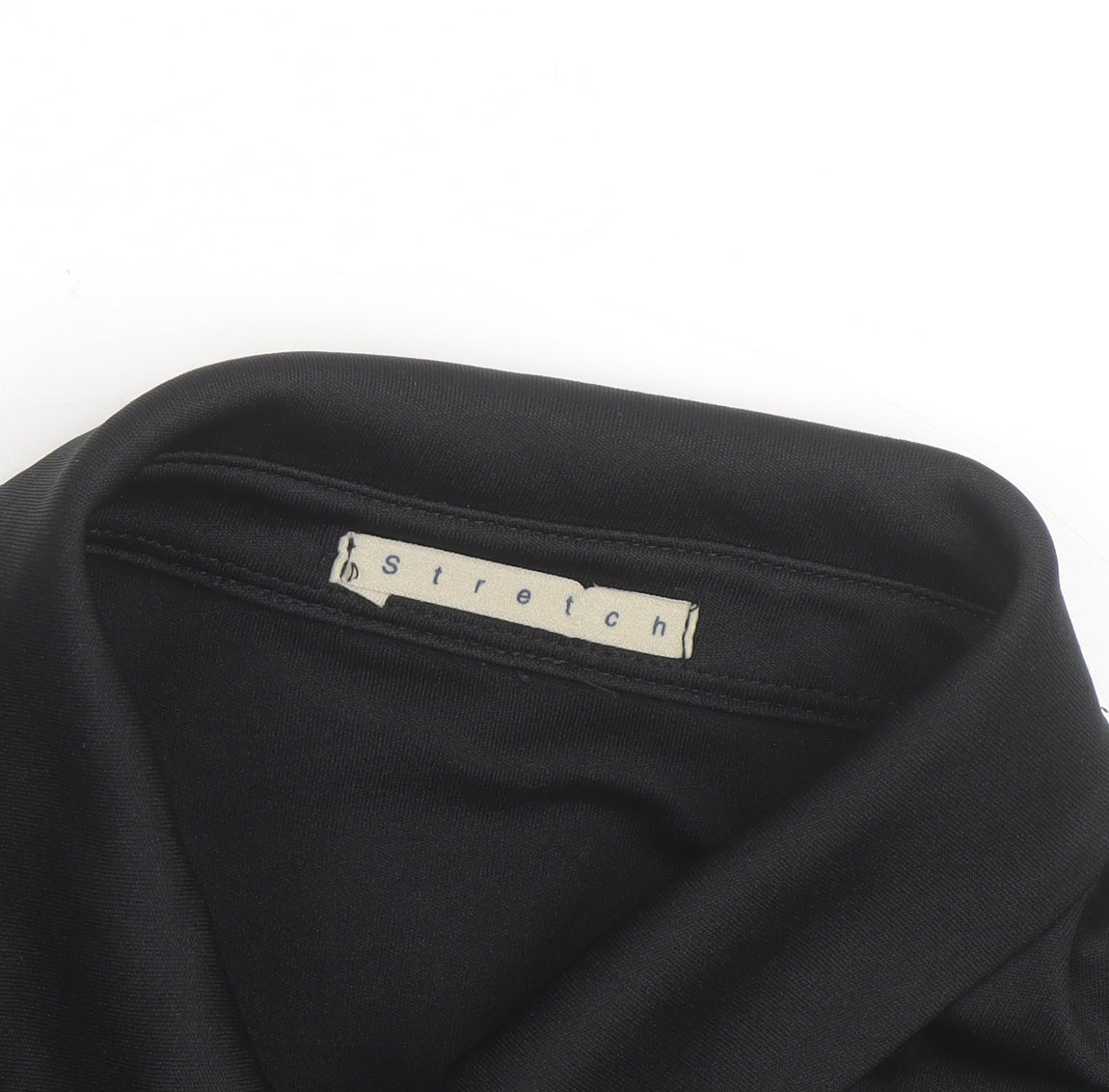 St Bernard Women's Black Stretch Button-Up Shirt Size 14