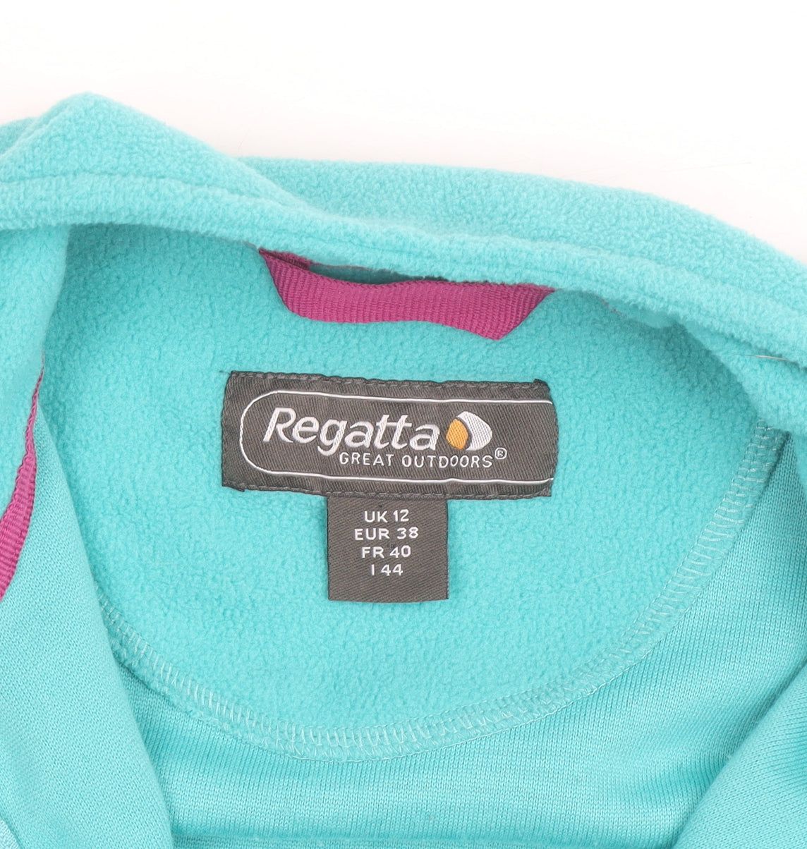 Regatta Women's Blue Fleece Sleeveless Full Zip Outdoor Jacket UK 12