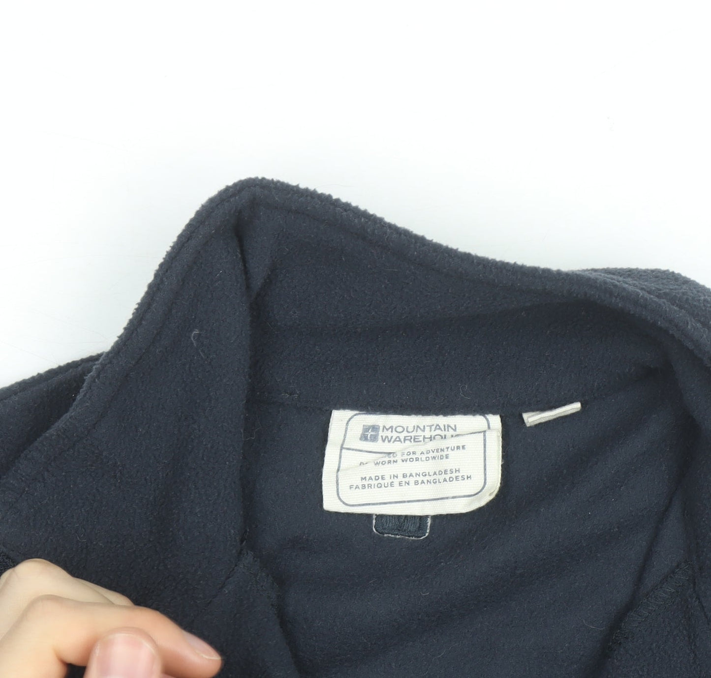 Mountain Warehouse Men’s Black Fleece 1/2 Zip Activewear Jacket M