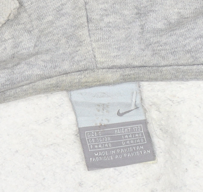 Nike Men’s Grey Full Zip Hoodie Size S Regular Fit
