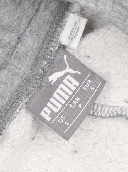 Puma Men's Grey Small Sweatpants Joggers Regular Fit