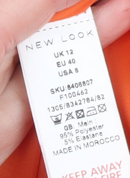 New Look Women’s Orange Double Breasted Blazer UK 12