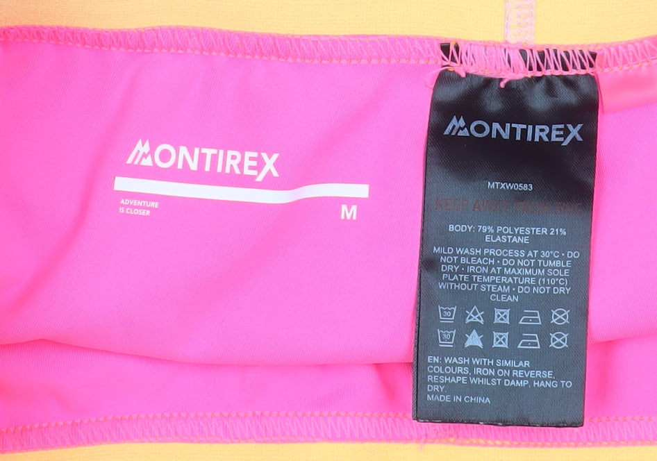 Montirex Womens Pink Slim Fit Leggings Size M Activewear