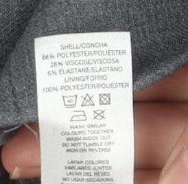 Gallery Women’s Grey Size 14 Pleated Dress Pants Trousers