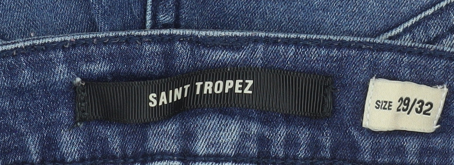 Saint Tropez Women's Blue 29x32 Slim Fit Skinny Denim Jeans