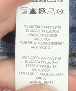Denim Co. Womens Blue Skinny Mid Rise Stretch Jeans Size 10
