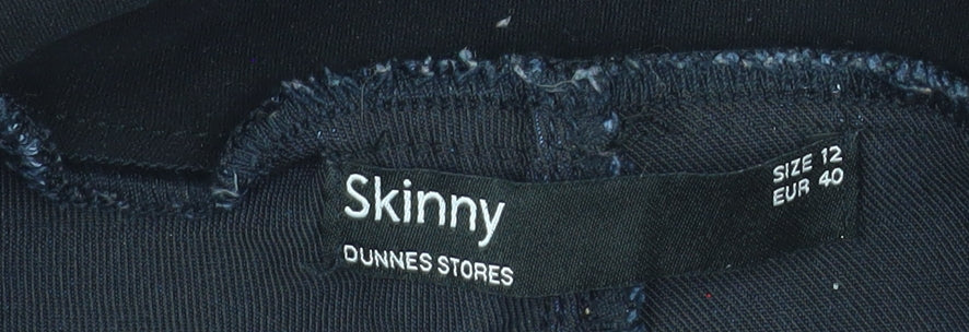 Dunnes Women's Dark Blue Skinny Maternity Jeans Size 12