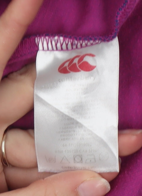 Canterbury Womens Blue Pullover Hoodie Size 12 Vaposhield Sportswear