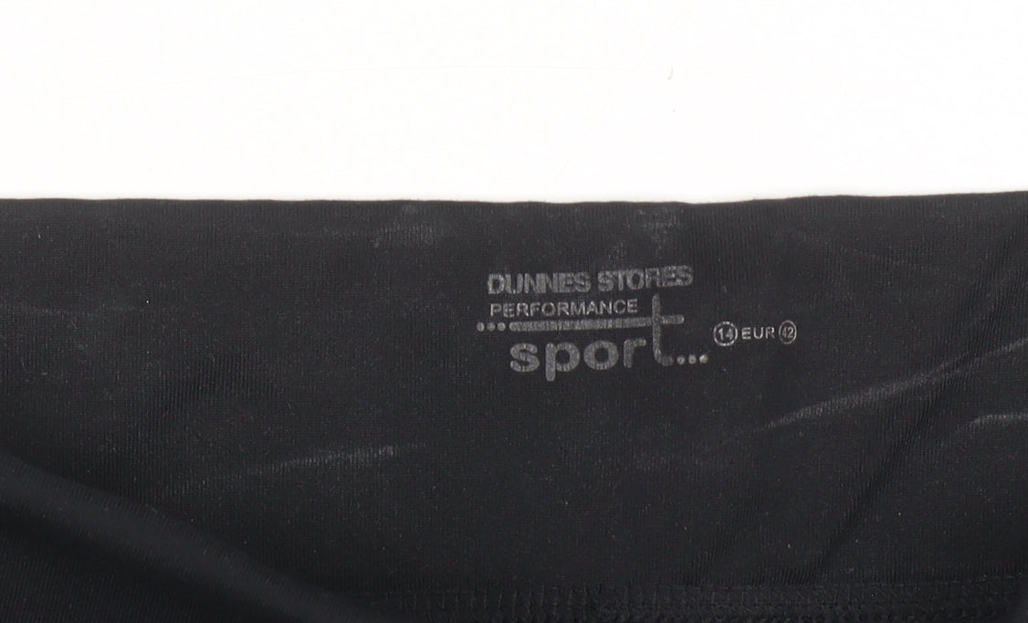 Dunnes Women Black Size 14 Athletic Performance Sport Shorts