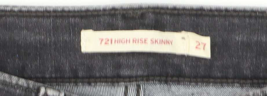 Levi’s Women’s Grey 721 High Rise Skinny Jeans Size 27