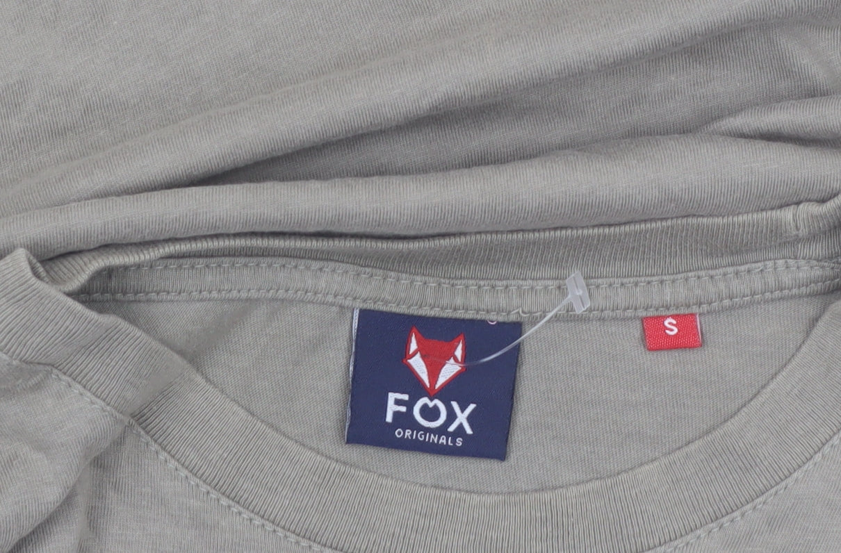 Fox Originals Men's Grey Graphic City Bike T-Shirt Size S