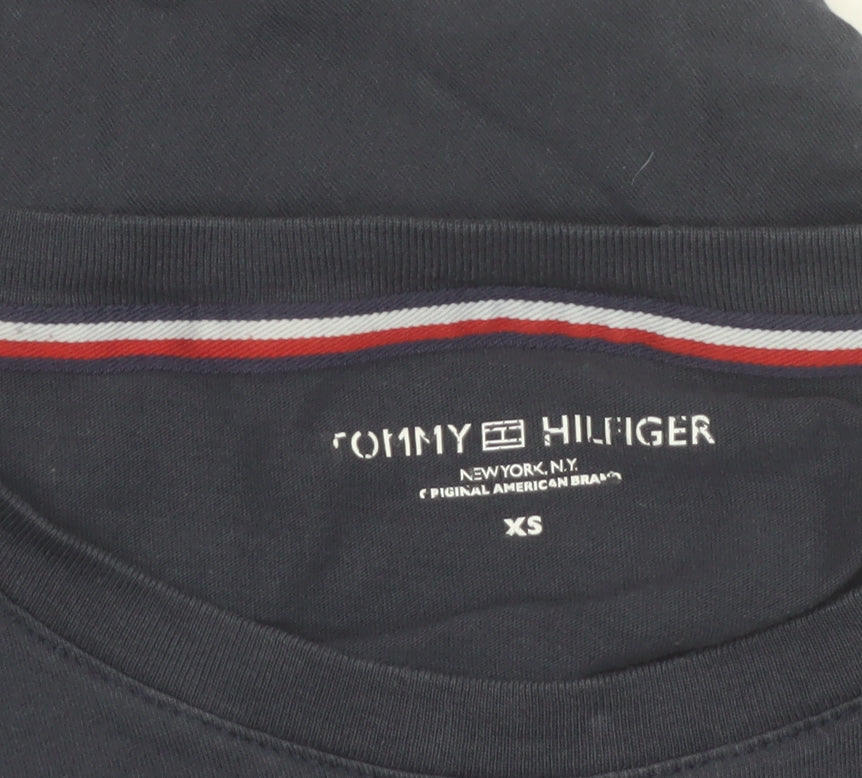 Tommy Hilfiger Women’s Blue XS Basic Cotton T-Shirt