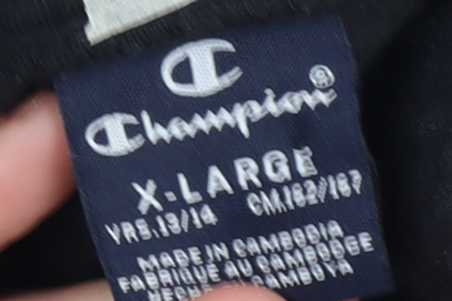 Champion Boys Black Jogger Sweatpants 13-14 Years Fleece Trousers