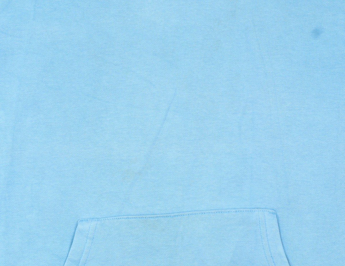 Adidas Men's Blue XS Pullover Hoodie with Logo and Pockets