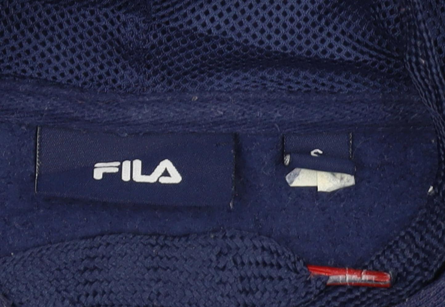 FILA Men's Blue Pullover Hoodie Size S Graphic Sports Fleece