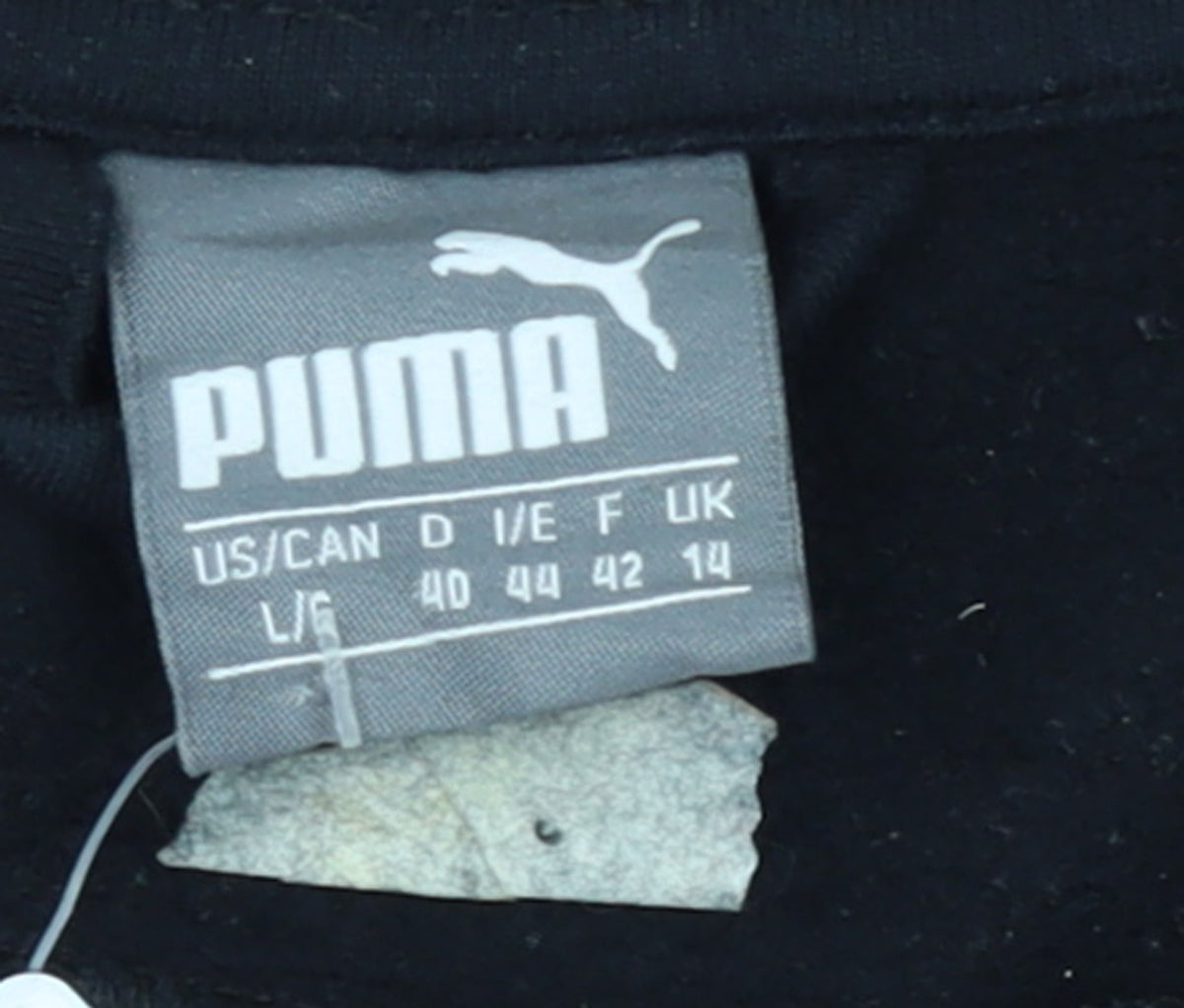 Puma Womens Black Size 14 Track Jacket Full Zip Sportswear