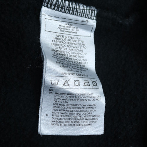 Adidas Men's Black Small Pullover Crew Neck Sweatshirt