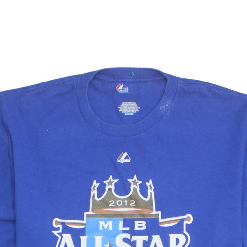 Majestic Men’s Blue MLB All-Star Game 2012 Cotton T-Shirt Size XL