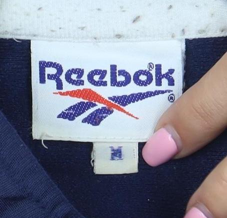 Reebok Men’s Blue Full Zip Sports Sweatshirt Size M