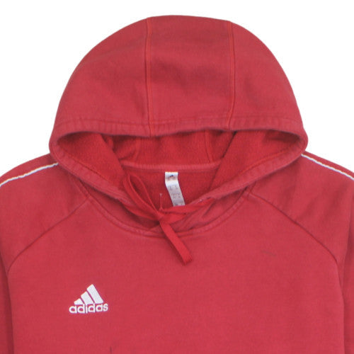 Adidas Men's Red 2XL Pullover Hoodie Fleece Sports Sweatshirt