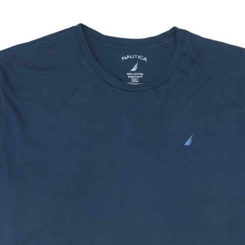 Nautica Men's Blue 2XL Crew Neck Cotton Nautical T-Shirt