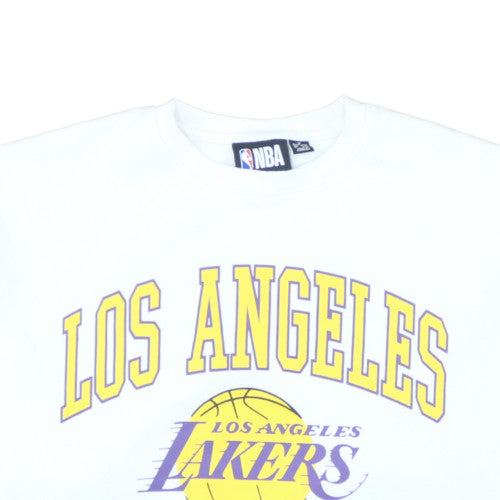 NBA Los Angeles Lakers White Graphic Pullover Sweatshirt Women's M