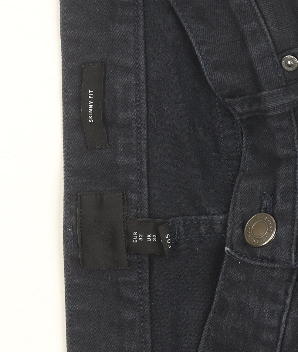 H&M Men’s Blue Skinny Fit Jeans Size 32 Regular Denim