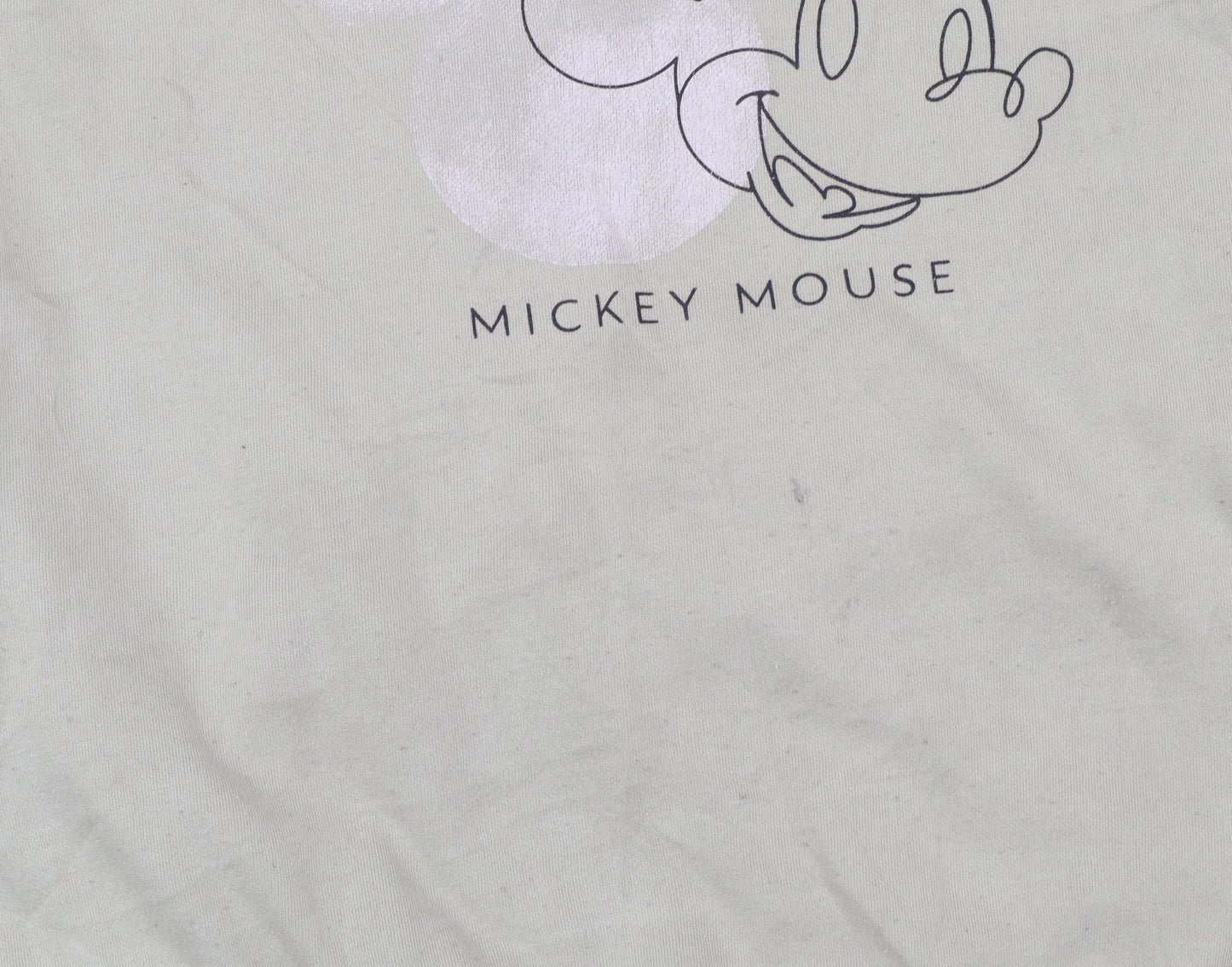 Disney Primark Women Beige Mickey Mouse Pullover Hoodie XS