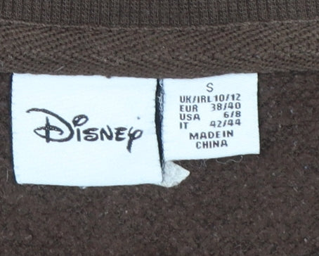 Disney Women Brown Bambi Pullover Sweatshirt Size 10/12