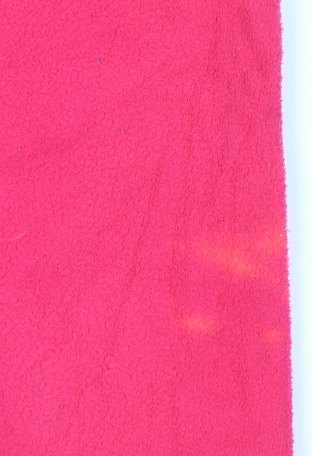 Columbia Womens Pink Fleece Hooded Full Zip Jacket Size L