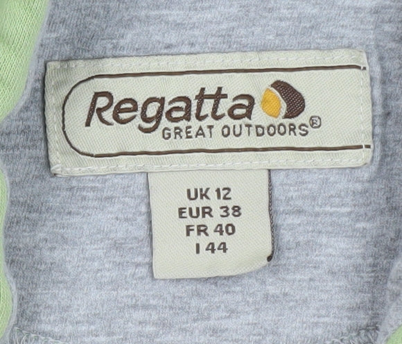 Regatta Great Outdoors Women's Green Pullover Hoodie UK 12