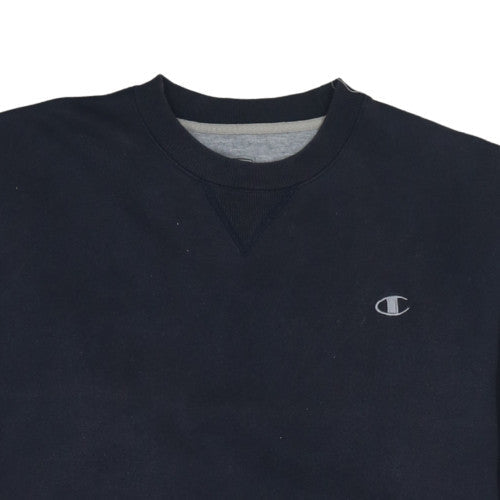 Champion Men's Blue Pullover Crew Neck Sweatshirt L
