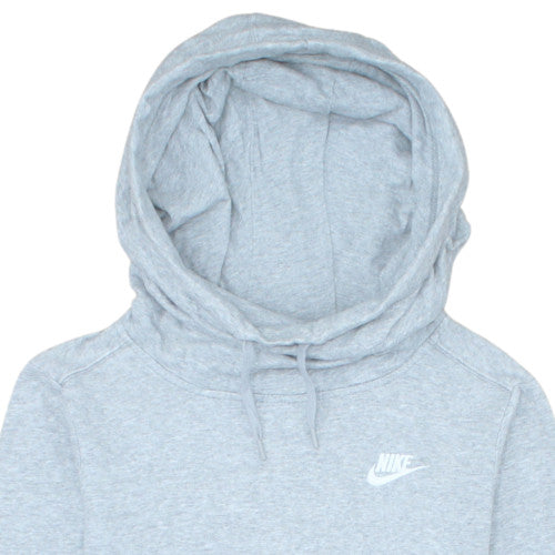 Nike Womens Grey XS Pullover Hoodie Cotton Blend Lined