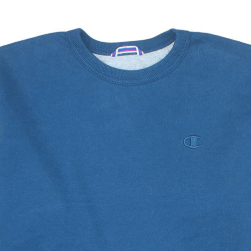 Champion Men's Blue Crew Neck Pullover Sweatshirt Size M