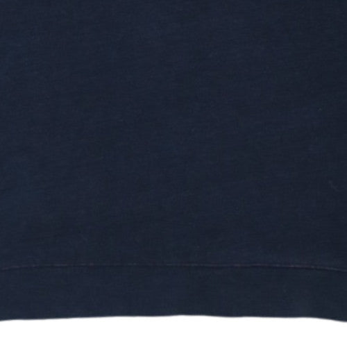 Lacoste Men's Blue Crew Neck Cotton Pullover Sweatshirt M