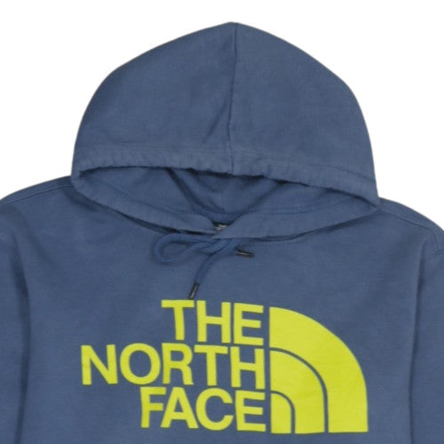 The North Face Mens Blue Logo Pullover Hoodie Size L