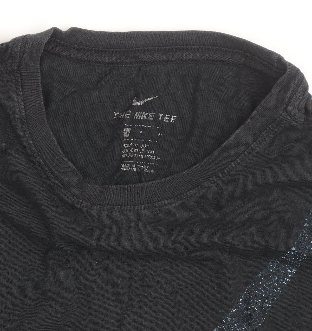 Nike Men's Black Graphic Logo Sports T-Shirt Size M