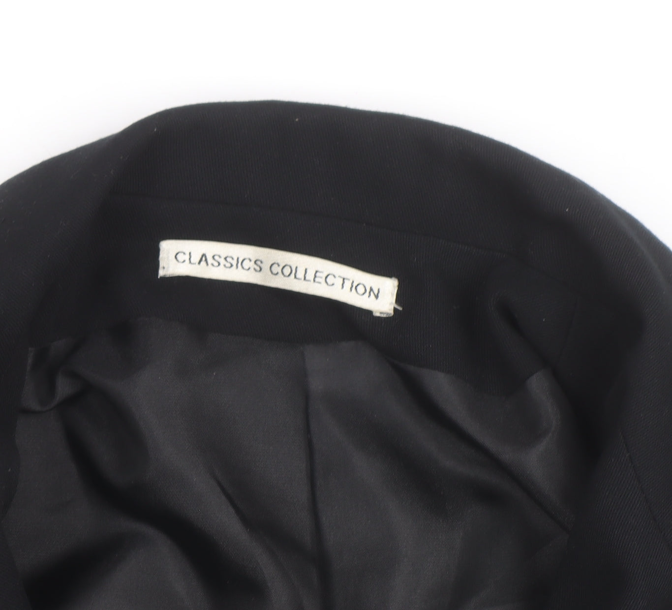 St. Bernard Classics Collection Women's Black Size 14 Blazer Coat