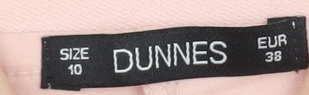 Dunnes Women’s Pink Chino Trousers Size 10 Regular