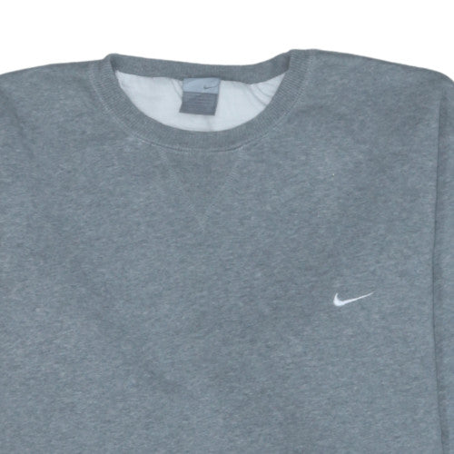 Nike Men's Grey XL Pullover Crew Neck Fleece Sweatshirt