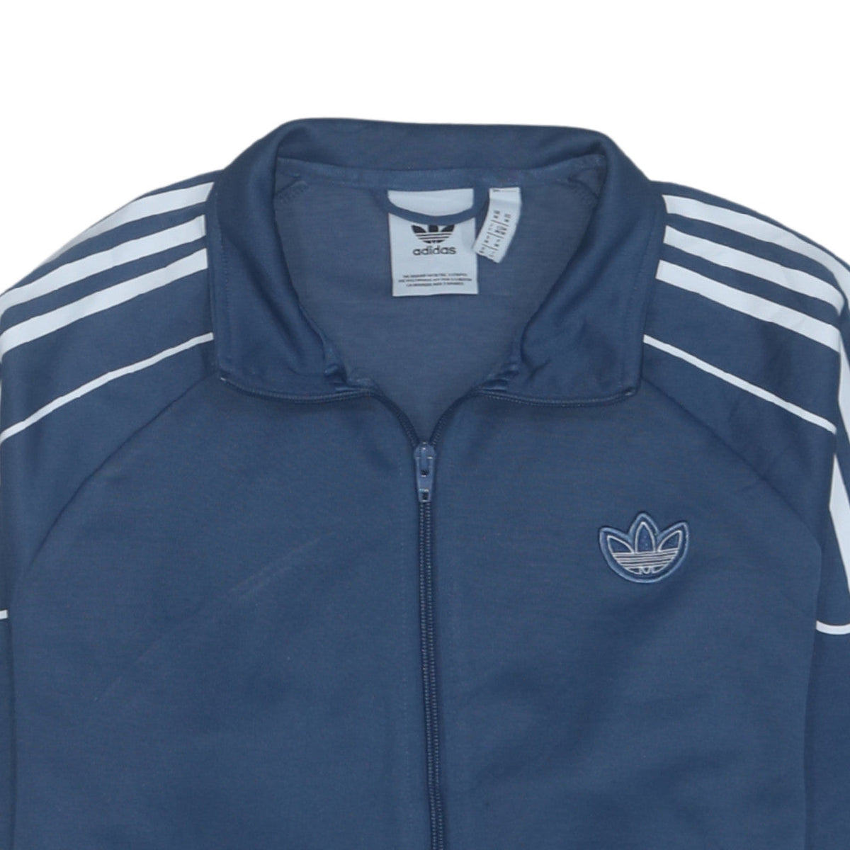 Adidas Men's Blue Full Zip Track Jacket Size M Regular Fit