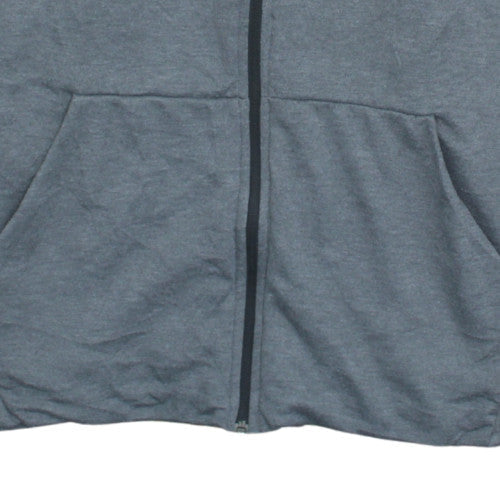 Nike Men's Grey Dri-Fit Full Zip Hoodie 2XL Sportswear