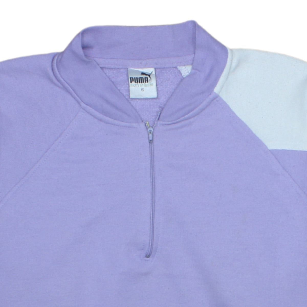 Puma Women's Lilac 1/2 Zip Pullover Sweatshirt Size S