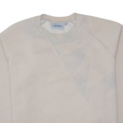 Carhartt Men's Beige Crew Neck Pullover Sweatshirt L