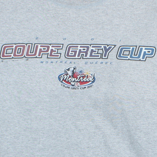 Puma Men's Grey Coupe Grey Cup Montreal 2001 XL Sweatshirt