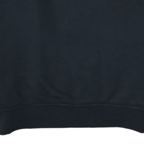 Nike Men's Black Small Crew Neck Graphic Pullover Sweatshirt