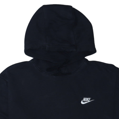 Nike Men's Black Pullover Hoodie Size M Fleece Sportswear