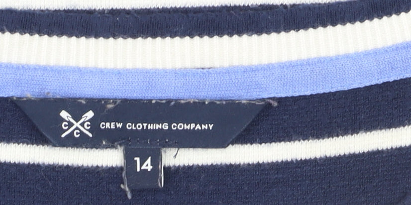 Crew Clothing Multicoloured Striped Jumper Size 14